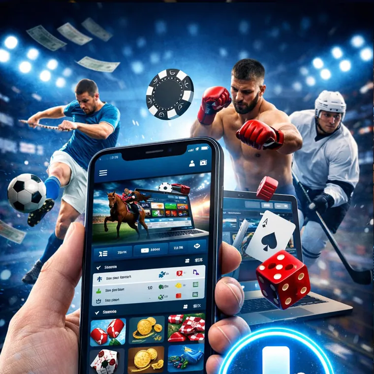 Wide selection of casino games and sports betting options